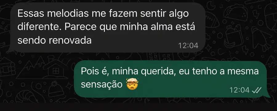 Mensagem de depoimento enviada por Inês Sucena